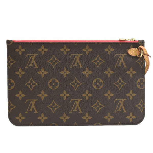 5000004884101012 3 Louis Vuitton Pouch for Neverfull Monogram Canvas Brown Cherry