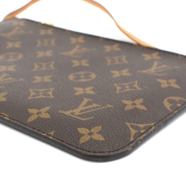 5000004884101012 5 Louis Vuitton Pouch for Neverfull Monogram Canvas Brown Cherry