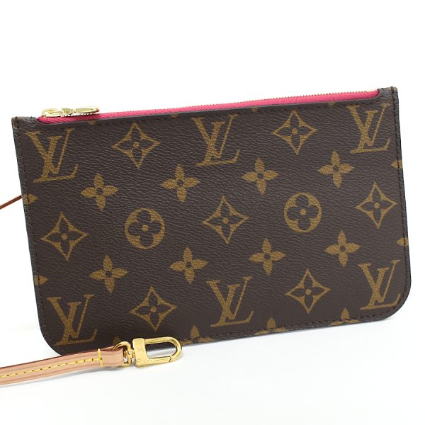 5000004884101034 1 Louis Vuitton Pouch for Neverfull Monogram Canvas Brown Pivoine