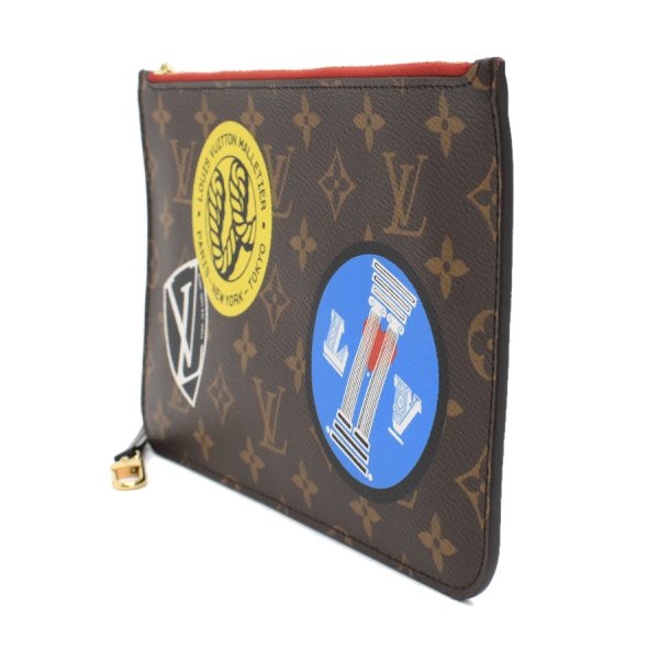 5000004884101040 2 Louis Vuitton Pouch for Neverfull World Tour Collection Brown