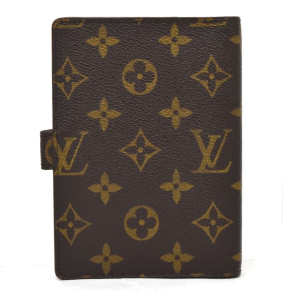 5000004884500347 3 Louis Vuitton Notebook Cover Agenda PM Monogram Canvas Leather Brown