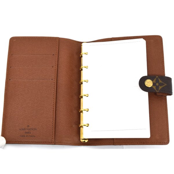 5000004884500347 6 Louis Vuitton Notebook Cover Agenda PM Monogram Canvas Leather Brown