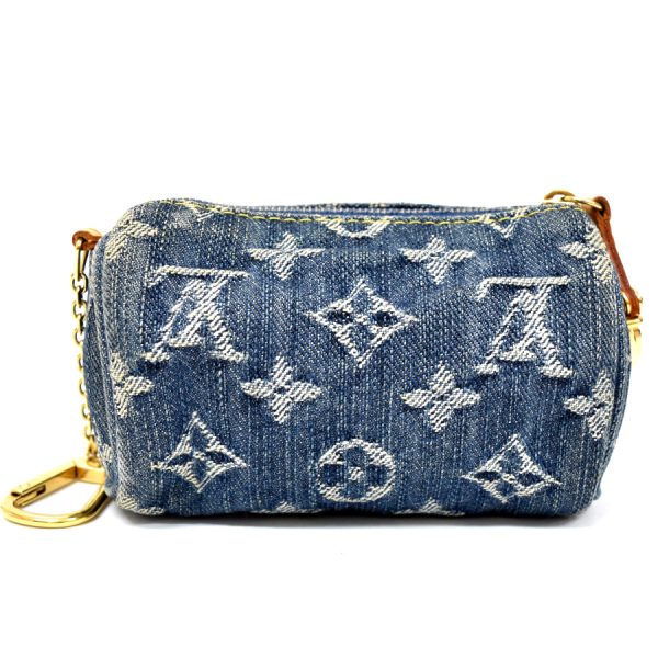 5000004884500348 3 Louis Vuitton Pouch Truth Speedy PM Monogram Denim Blue