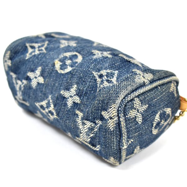 5000004884500348 6 Louis Vuitton Pouch Truth Speedy PM Monogram Denim Blue