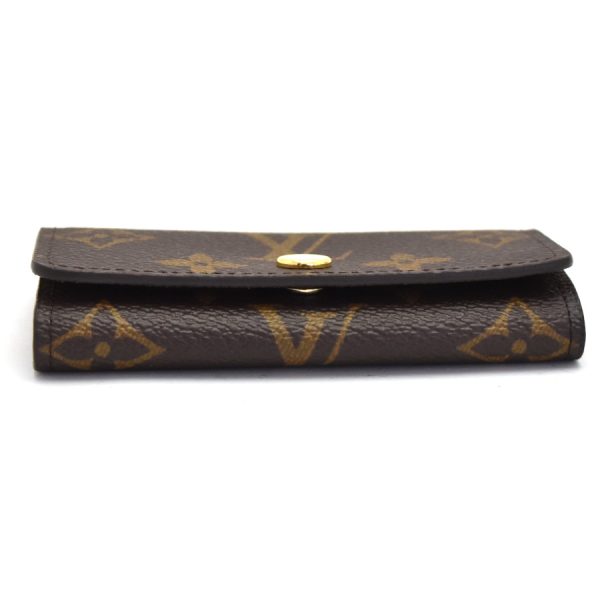 5000004889300356 4 Louis Vuitton Key Case Multicle 4 Monogram Canvas Leather Brown