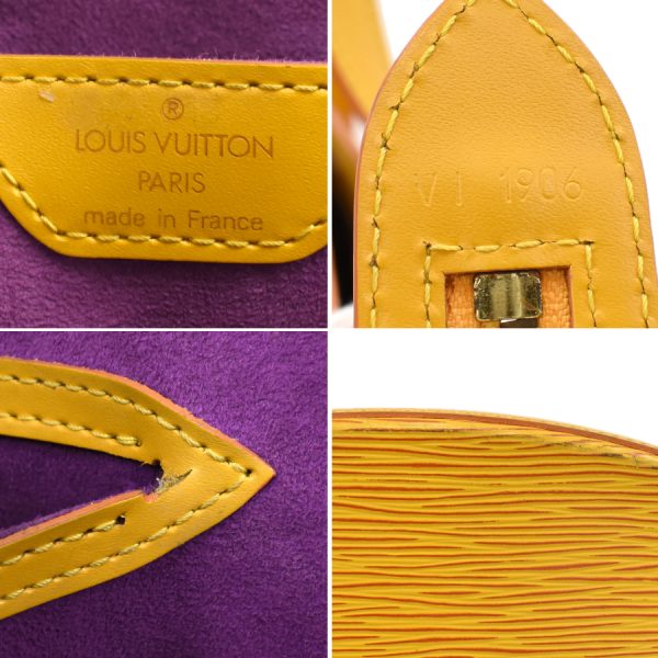 5000009884101260 9 Louis Vuitton Saint Jacques Tote Handbag Epi Leather Tassili Yellow