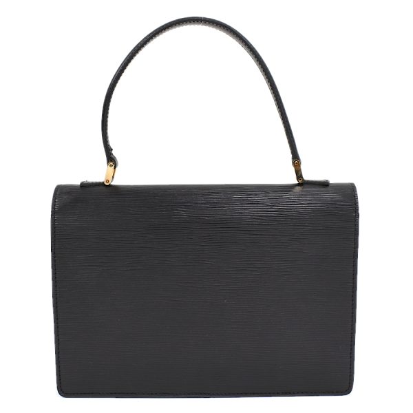 5000009884101297 3 Louis Vuitton Concorde Handbag Epi Leather Noir Black