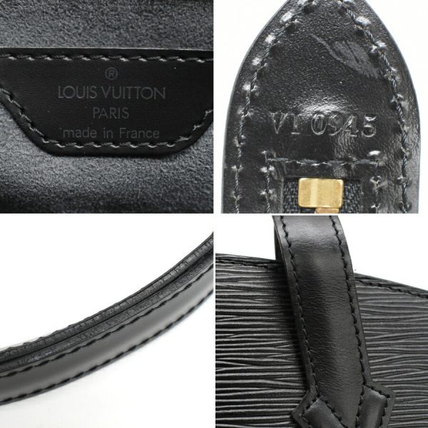 5000009884101308 9 Louis Vuitton Saint Jacques PM Tote Handbag Epi Leather Black