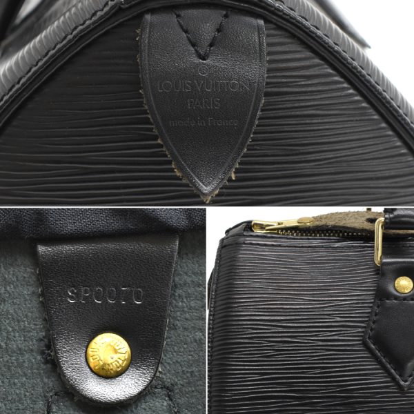 5000009884101364 9 Louis Vuitton Speedy 30 Handbag Epi Leather Black