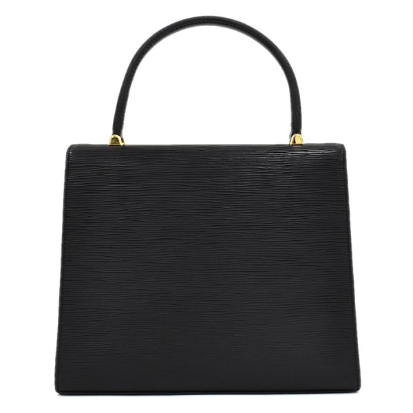 5000009884101371 3 Louis Vuitton Malesherbes Handbag Epi Leather Noir Black