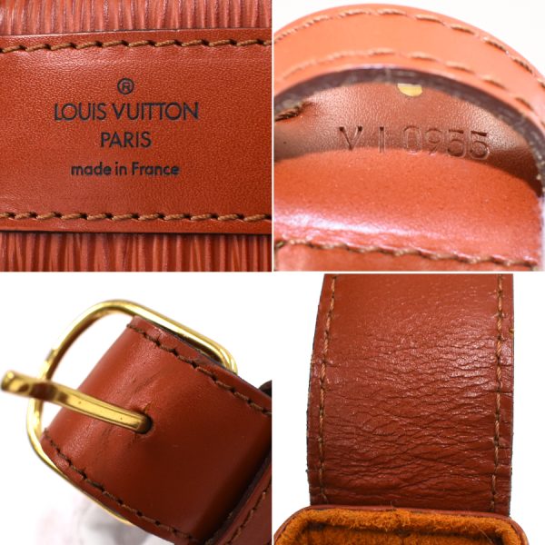 5000009884101379 9 LOUIS VUITTON Sac Depaule PM Epi Kenya Brown