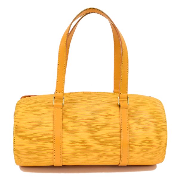 5000009884101380 3 LOUIS VUITTON Soufflot Shoulder M52229 Epi Tassili Yellow