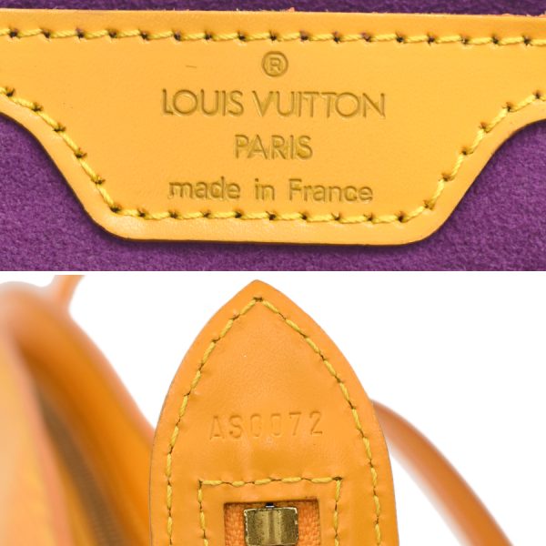 5000009884101382 8 LOUIS VUITTON Saint Jacques Poignees Long M52339 Epi Tassili Yellow