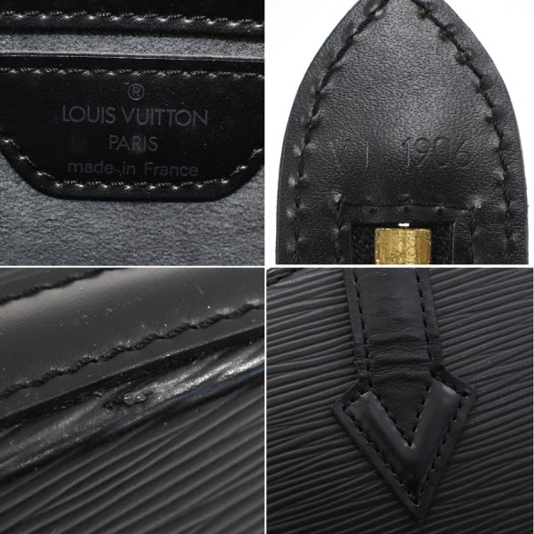 5000009884101386 9 LOUIS VUITTON Saint Jacques Poignees Long Shoulder Bag M52332 Epi Noir