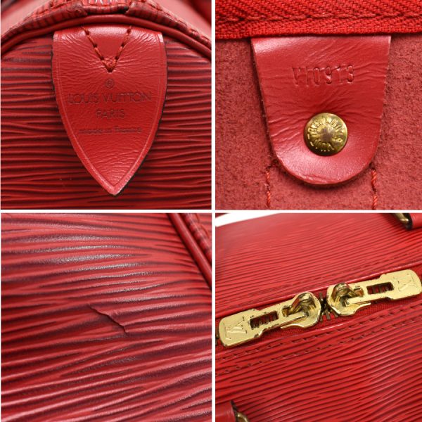 5000009884101390 9 Louis Vuitton Keepall 45 Boston Bag Travel Epi Castilian Red