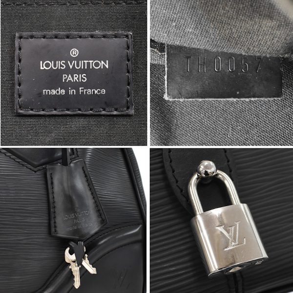 5000009884101397 8 Louis Vuitton Bowling Montaigne GM Epi Leather Noir Black