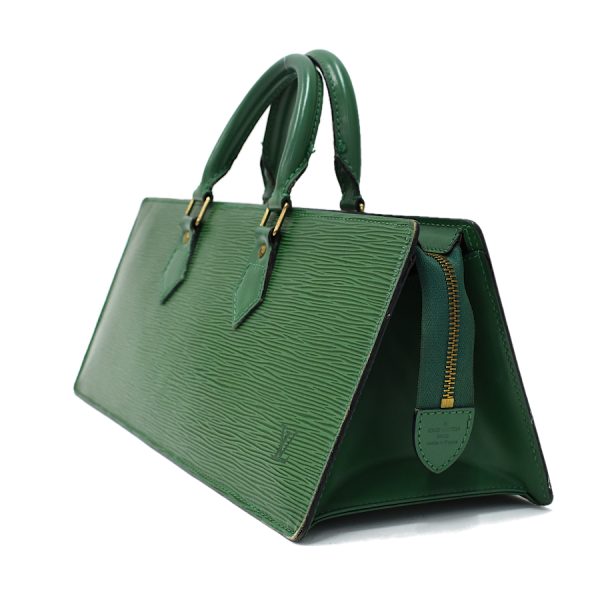 5000009884101417 2 Louis Vuitton Sac Triangle Handbag Epi Borneo Green