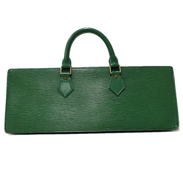 5000009884101417 3 Louis Vuitton Sac Triangle Handbag Epi Borneo Green