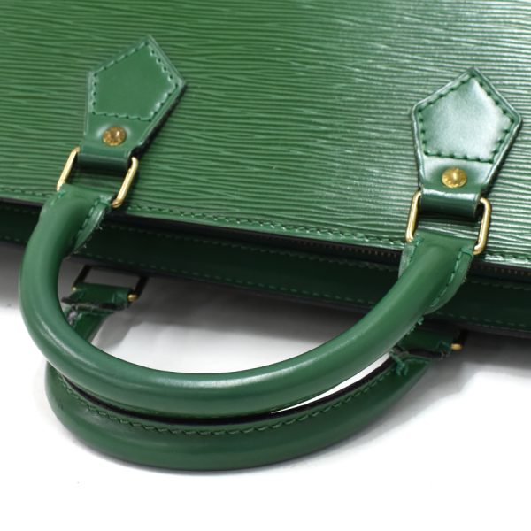 5000009884101417 6 Louis Vuitton Sac Triangle Handbag Epi Borneo Green