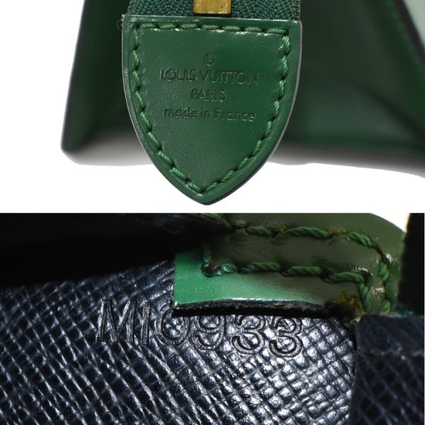 5000009884101417 8 Louis Vuitton Sac Triangle Handbag Epi Borneo Green