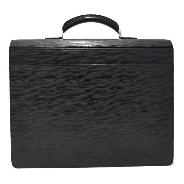 5000009884101430 3 Louis Vuitton Laguito Briefcase Epi Leather Black