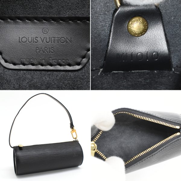 5000009884101452 9 Louis Vuitton Souffle Handbag Epi Leather Black Gold Hardware