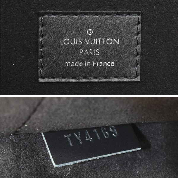 5000009884101453 9 Louis Vuitton Pochette Jour GM NM Clutch Bag Epi Leather Noir Black