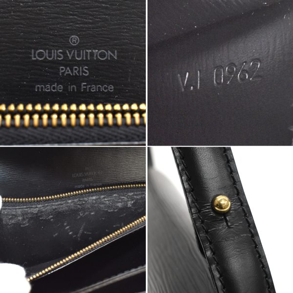 5000009884101454 9 Louis Vuitton Free Run Shoulder Bag Epi Noir Black