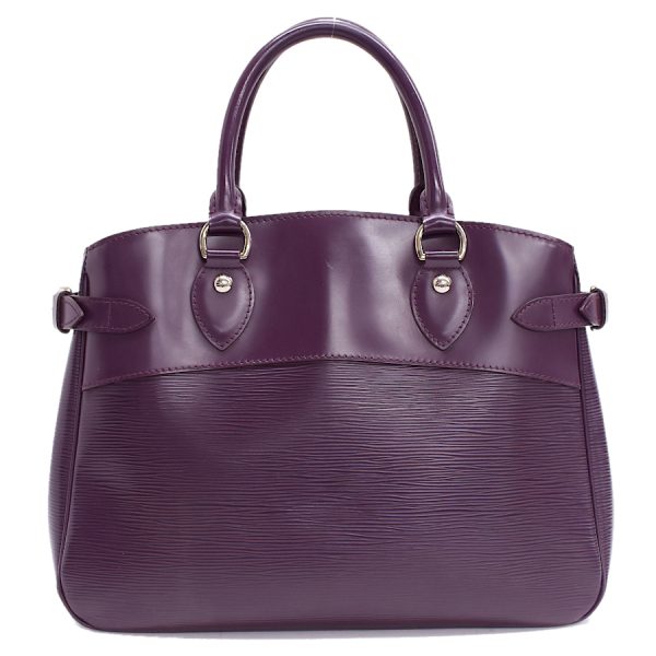 5000009884101458 3 Louis Vuitton Passy PM Handbag Tote Epi Leather Cassis Purple