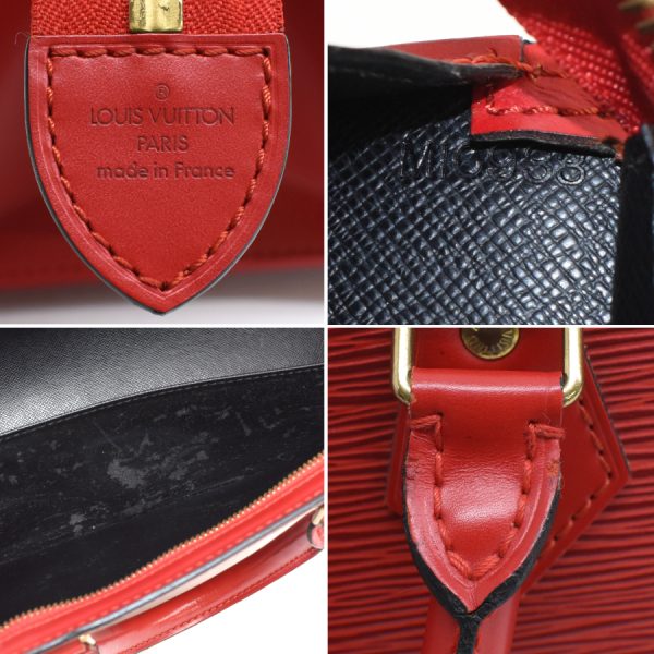 5000009884101459 9 Louis Vuitton Sac Triangle Handbag Epi Leather Red