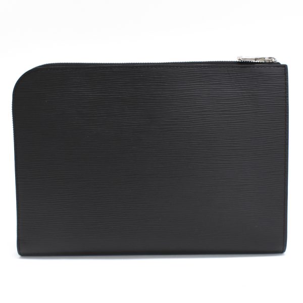 5000009884101492 3 Louis Vuitton Pochette Jour PM Clutch Bag Pouch Epi Leather Noir Black