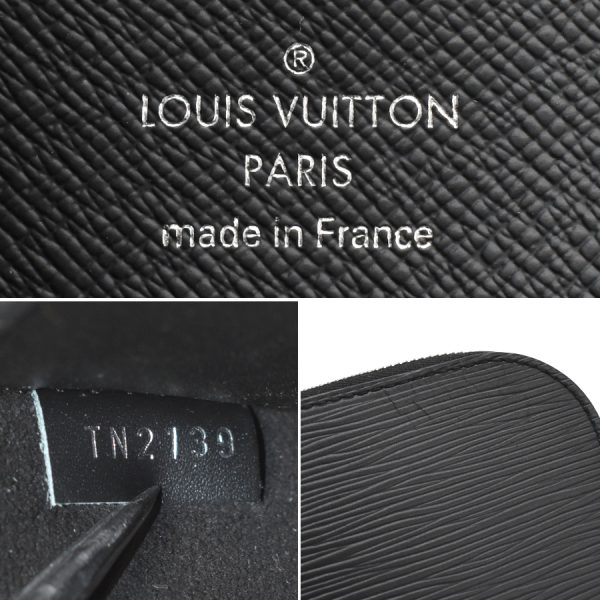 5000009884101492 8 Louis Vuitton Pochette Jour PM Clutch Bag Pouch Epi Leather Noir Black