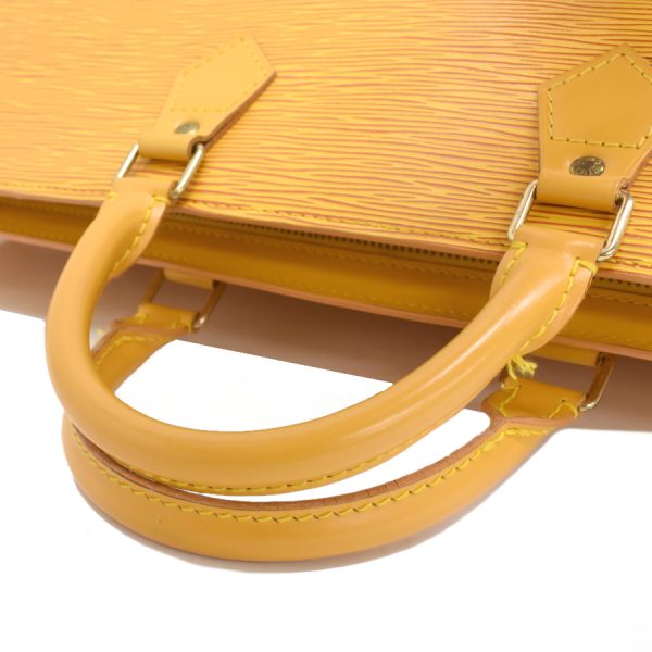 5000009884101496 7 Louis Vuitton Sac Triangle Handbag Epi Leather Yellow