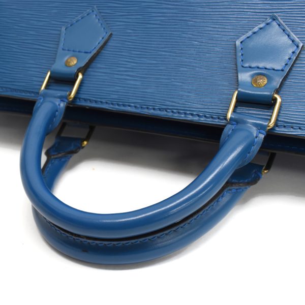 5000009884101497 6 Louis Vuitton Sac Triangle Handbag Epi Leather Toledo Blue