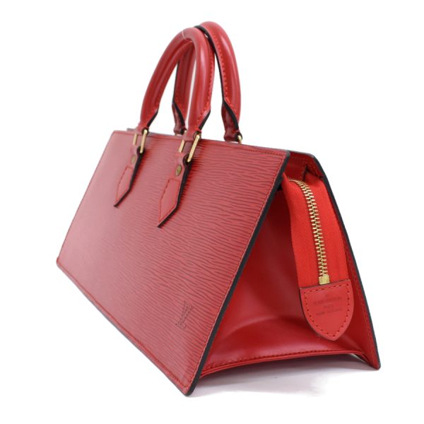 5000009884101503 2 Louis Vuitton Sac Triangle Handbag Epi Leather Red