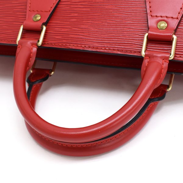 5000009884101503 7 Louis Vuitton Sac Triangle Handbag Epi Leather Red