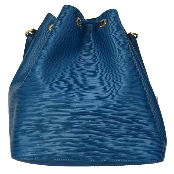 5000009884400266 2 Louis Vuitton Petit Noe Shoulder Bag Drawstring Epi Leather Toledo Blue