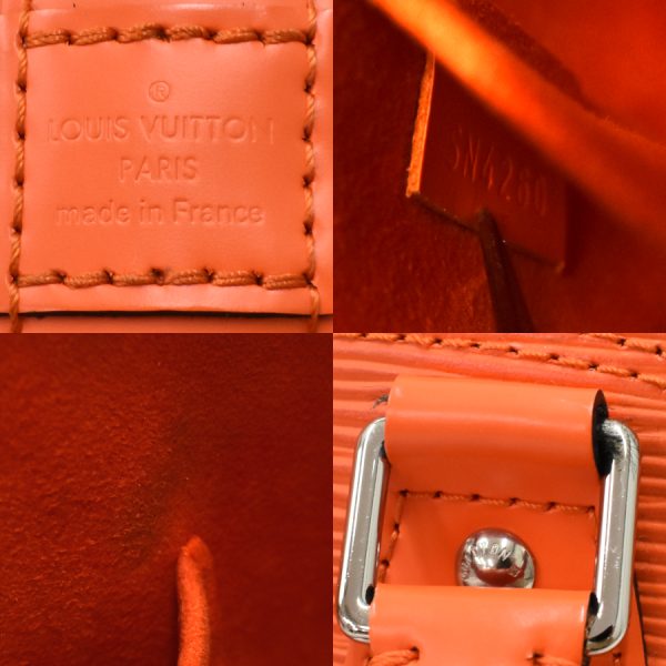 5000009884400280 9 Louis Vuitton Alma BB Epi leather orange