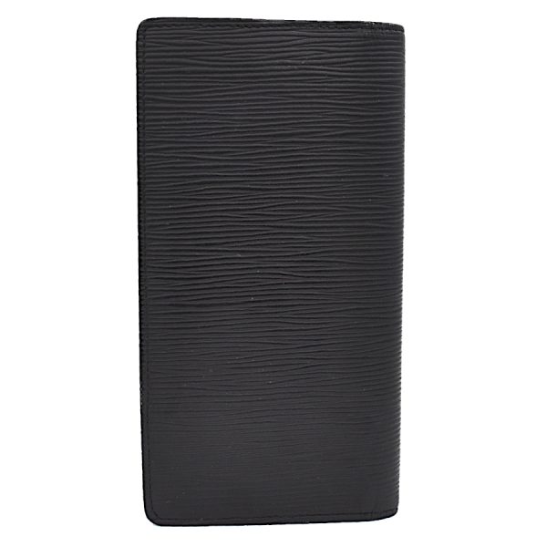 5000010884100216 3 Louis Vuitton Portefeuille Brazza Bifold Long Wallet Epi Leather Noir Black