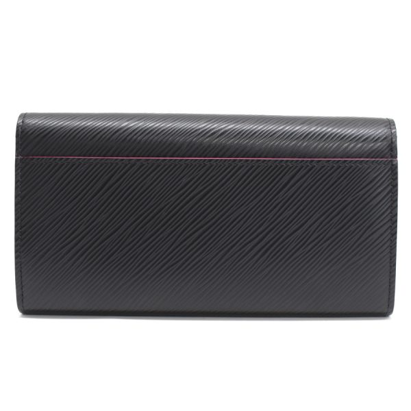 5000010884100220 3 Louis Vuitton Portefeuille Sarah Long Wallet Epi Leather Noir Hot Pink