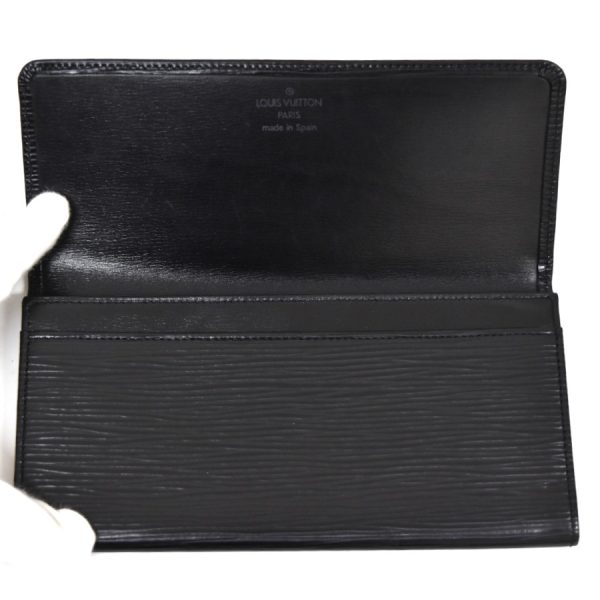 5000010889300192 6 Louis Vuitton Billfold Portuen 3 Cult Credit Epi Leather Noir