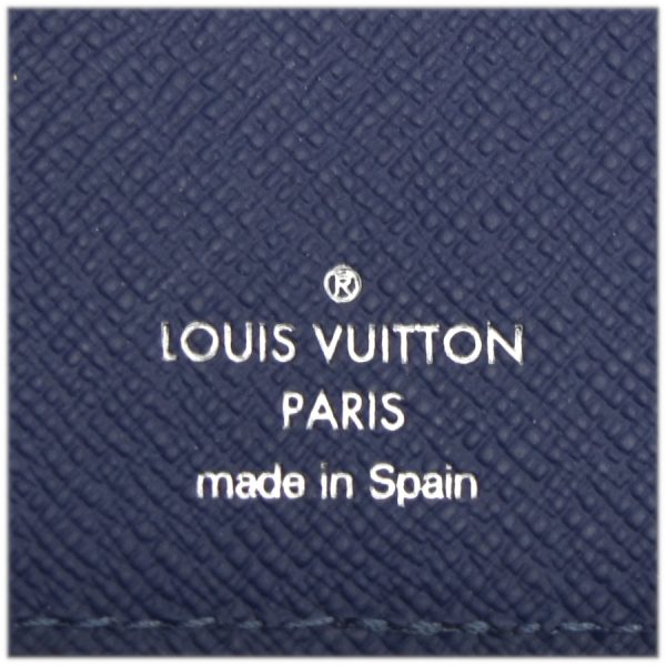 5000011884100087 8 Louis Vuitton Card Case Epi Organizer de Poche Leather Azure Blue