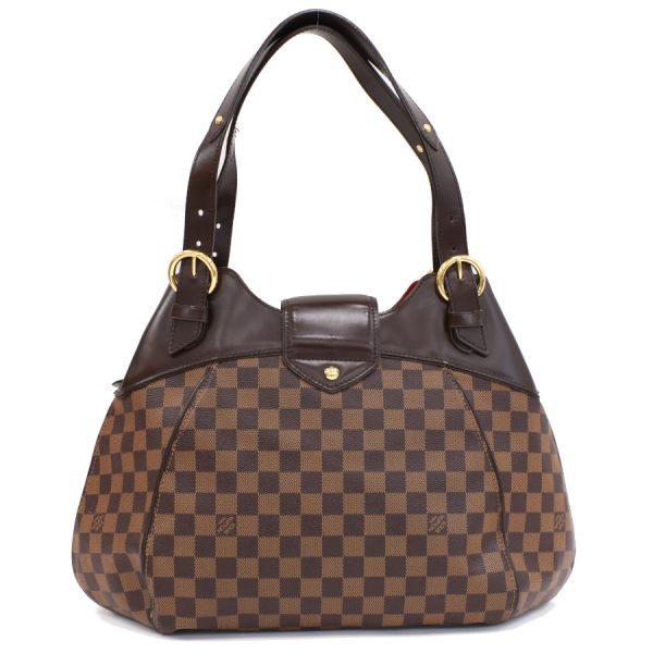 5000017884101193 3 Louis Vuitton Sistina GM Shoulder Bag N41540 Damier Ebene Brown