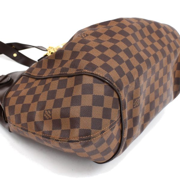 5000017884101193 6 Louis Vuitton Sistina GM Shoulder Bag N41540 Damier Ebene Brown