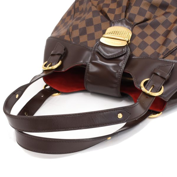 5000017884101193 7 Louis Vuitton Sistina GM Shoulder Bag N41540 Damier Ebene Brown