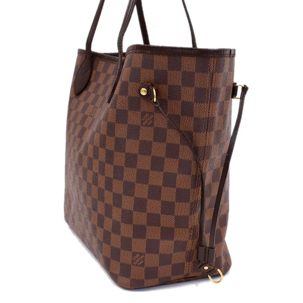 5000017884101220 2 LOUIS VUITTON Neverfull MM N51105 Damier Ebene Brown