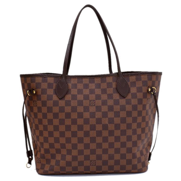 5000017884101220 3 LOUIS VUITTON Neverfull MM N51105 Damier Ebene Brown