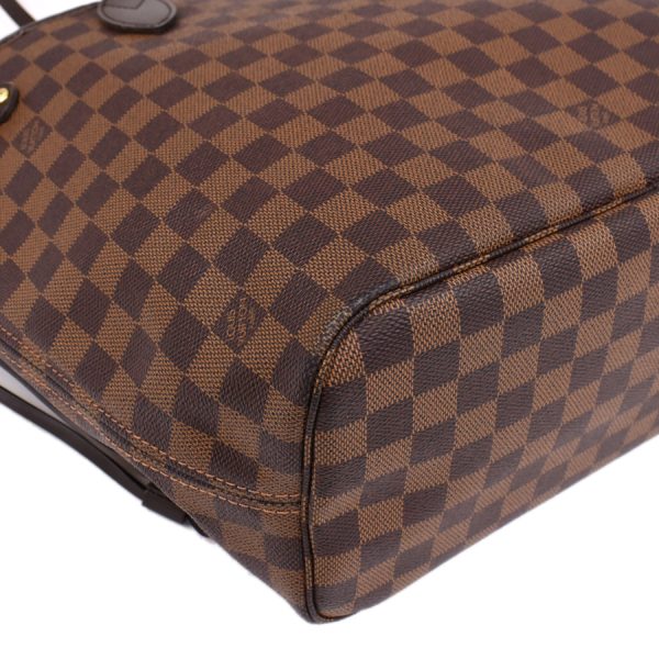 5000017884101249 6 Louis Vuitton Neverfull MM Shoulder Tote Bag Damier Ebene Brown