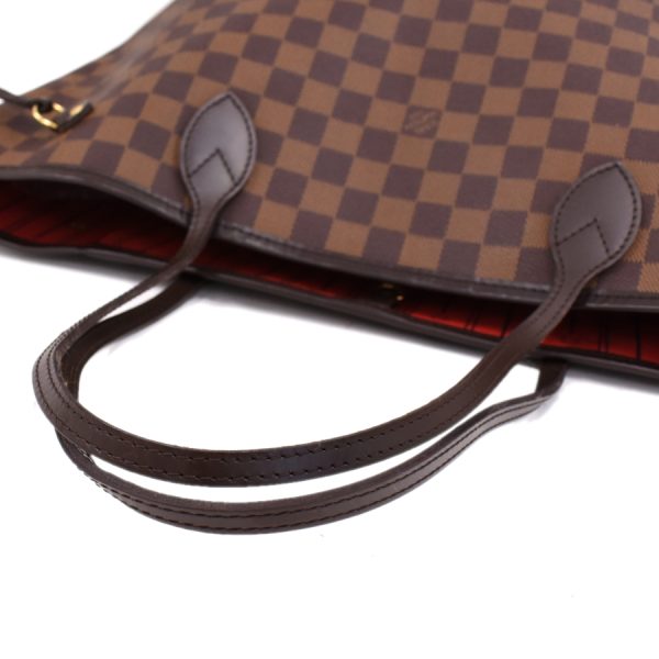 5000017884101249 7 Louis Vuitton Neverfull MM Shoulder Tote Bag Damier Ebene Brown