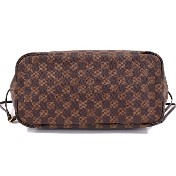 5000017884101250 4 Louis Vuitton Neverfull MM Shoulder Tote Bag Damier Ebene Brown